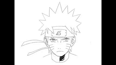 How To Draw Naruto Uzumaki Step By Step Youtube