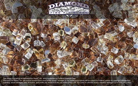 Montecito Diamond Fire Pit Glass 1 Lb Crystal Package
