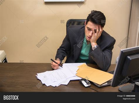 Tired Bored Young Image And Photo Free Trial Bigstock