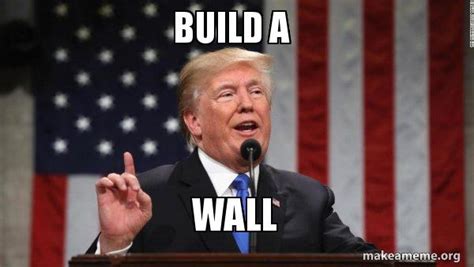 Build A Wall Donald Trump Make A Meme