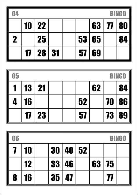 Cartelas De Bingo Para Imprimir Calendarios365su