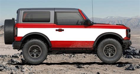 2021 Up Ford Bronco Two Tone Wrap Style Body Graphics Vinyl Stripes Decals And Graphics Rider