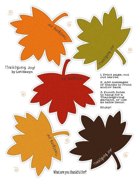 20 Cut Out Thanksgiving Decorations