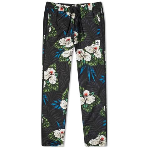 Adidas Floral Print Track Pant Multi And White End Ru