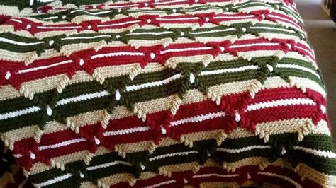 Navajo Crocheted Afghan Crochet Knit Throw Blanket Afghan Crochet