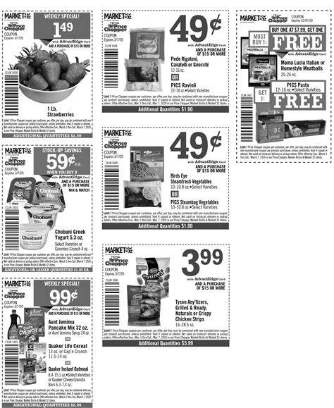 Printable Price Chopper Coupons - Printable Word Searches