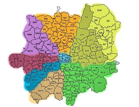 Postcode Map Of London Smoke London Map Best Location Map Maps