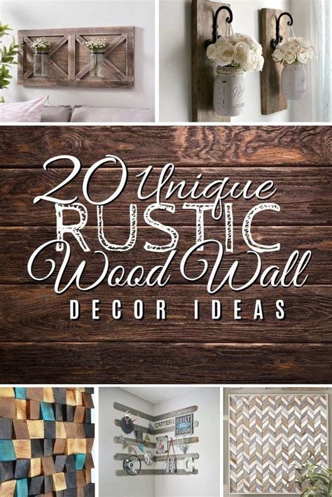 41 Unique Rustic Home Diy Decor Ideas Rustic Wood Wall Decor