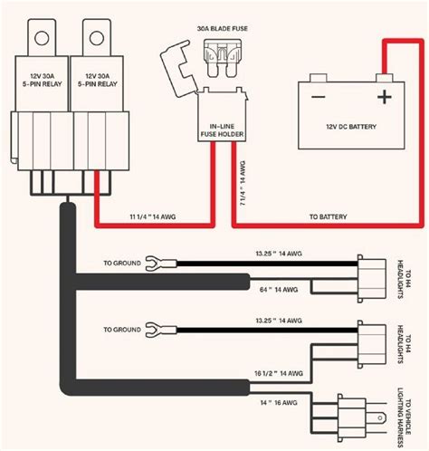 Dual Relay Wiring Diagram Relay Diagram Wiring 12v Bosch Diy