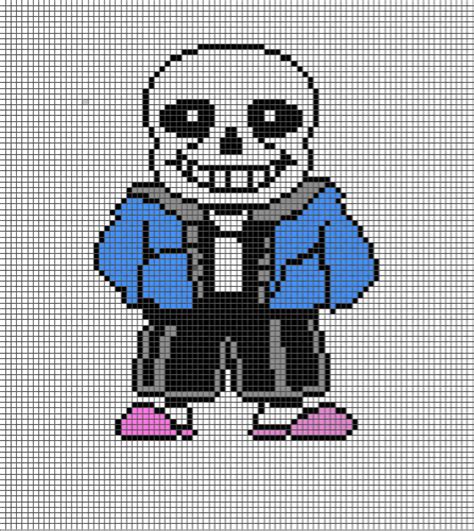 Sans Pixel Art Undertale Pixel Art Pixel Art Minecraft Pixel Art