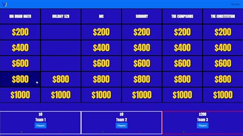 Virtual Jeopardy Rules Youtube