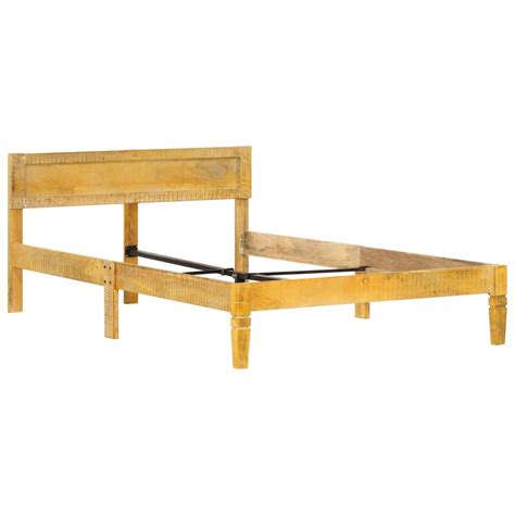 Bed Frame Solid Mango Wood 120 Cm Home And Garden All Your Home