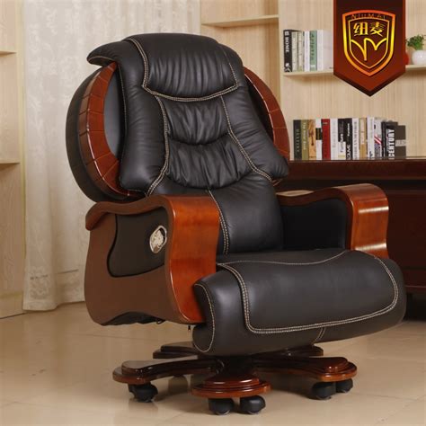 Niumai Luxurious Leather Reclining Chairs Swivel Office Chair Stylish Ergonomic Massage Chair