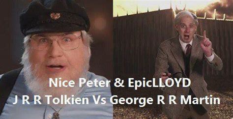 Epic Rap Battles Of History J R R Tolkien Vs George R R Martin Video
