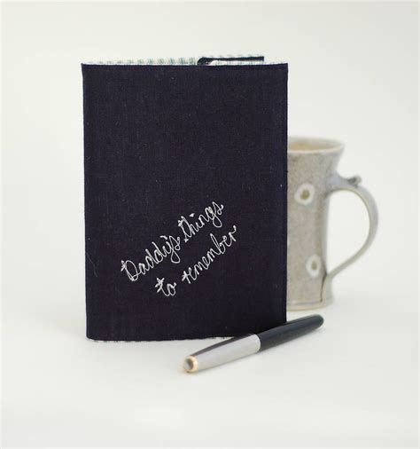 Personalised Mens Notebook By Handmade At Poshyarns