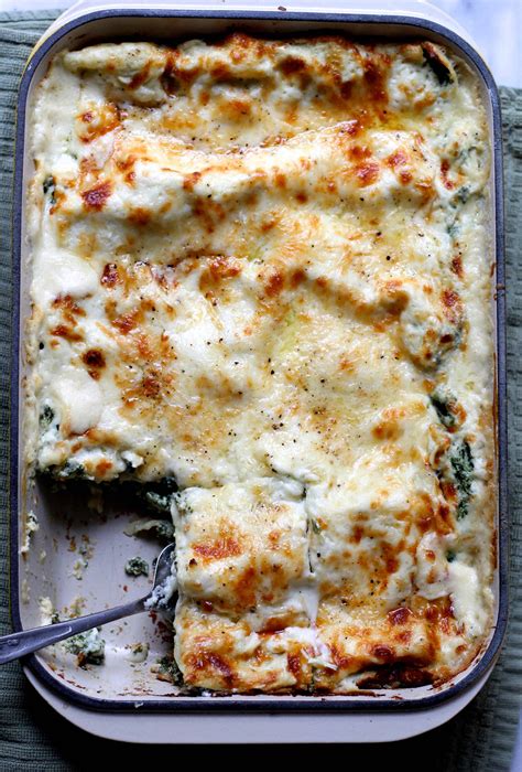 White Spinach Lasagna The Baker Chick