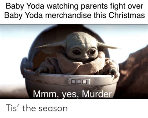 Baby Yoda Watching Parents Fight Over Baby Yoda Merchandise This