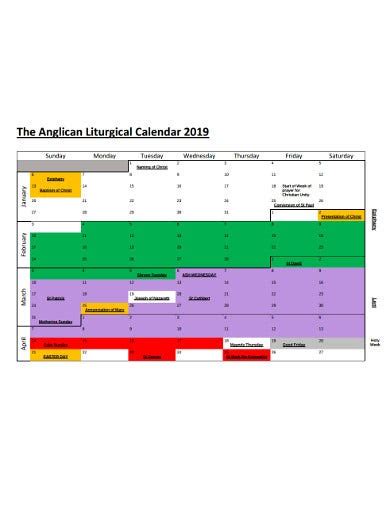 12 Church Calendar Templates In Pdf Doc Free And Premium Templates