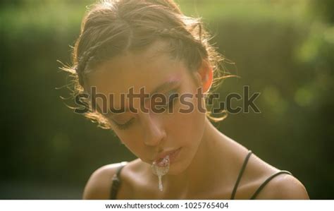 Woman Saliva Stock Photos Images Photography Shutterstock