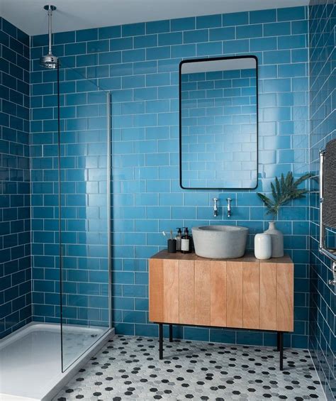 Speculo™ Lagoon Tile Blue Bathroom Tile Tile Bathroom Blue Shower Tile