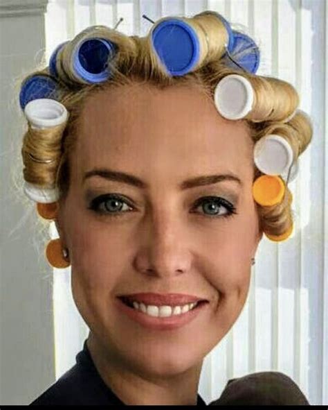 Pin By David Connelly On Bleach Blonde Hair In Curlers Hair And