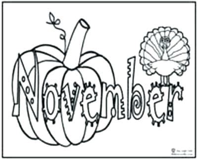 November Coloring Pages | Mantappu Colors