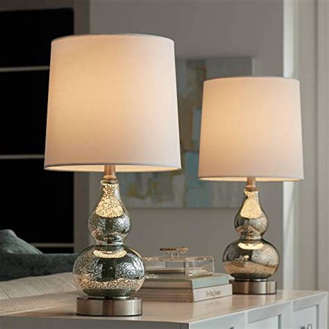 360 Lighting Castine Modern Accent Table Lamps Set Of 2 22 High With