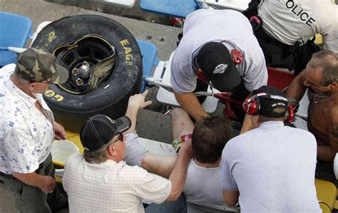 Nascar Crash Sends Car Debris Into The Stands At Daytona The Two Way