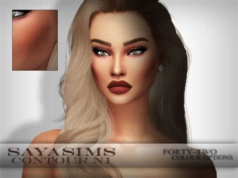 Tsr Sayasims Contour N1 Sims 4 Sims 4 Cc Makeup Sims