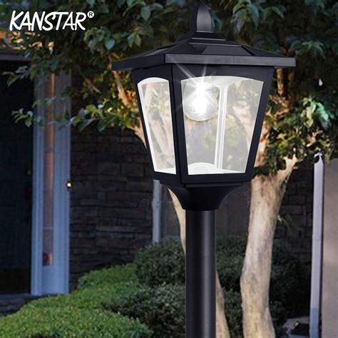 Kanstar 70 Led Adjustable Solar Powered Vintage Street Lamp Post
