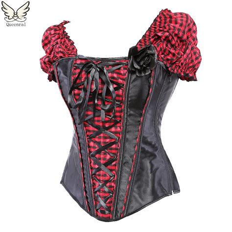 Buy Corset Women Waist Trainer Corsets Steampunk Lace Sexy Lingerie Corsets And