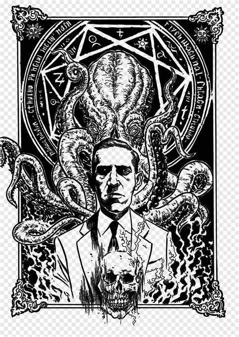 Sataniste H P Lovecraft Lappel De Cthulhu Lovecraftian Horror Art