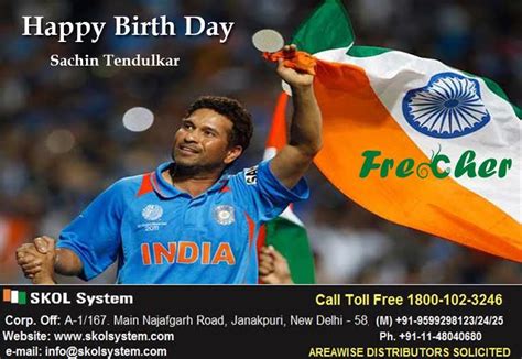 Many happy returns of the day @sachin_rt to an absolute cricket legend. Wishing master blaster A very Happy Birthday. Sachin ...
