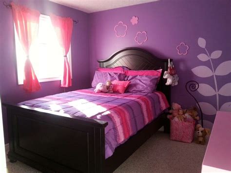 Pink And Purple Girls Room Purple Bedroom Design Purple Girls Bedroom
