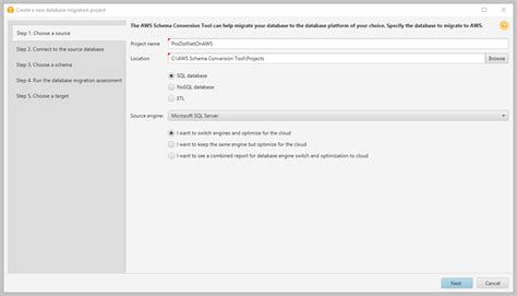 AWS Schema Conversion Tool Bill The Vest Guy