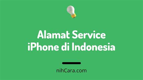 Iphone Bermasalah Ini Alamat Service Iphone Di Indonesia