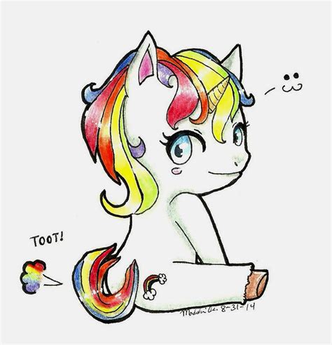 Rainbow Farting Unicorn By Bluelun On Deviantart