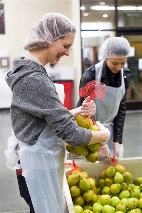 Unpack and sort donated food destined for agencies that directly serve low income people in oregon. Imperfect in the Community: An Afternoon at the Oregon ...