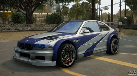 Bmw M3 Gtr E46 De Need For Speed Most Wanted Para Gta San Andreas