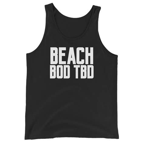 Beach Bod Tbd Mens Beach Tank Top Super Beachy