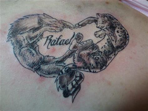 Leopard Wolf Heart Tattoo By Thepandaz On Deviantart