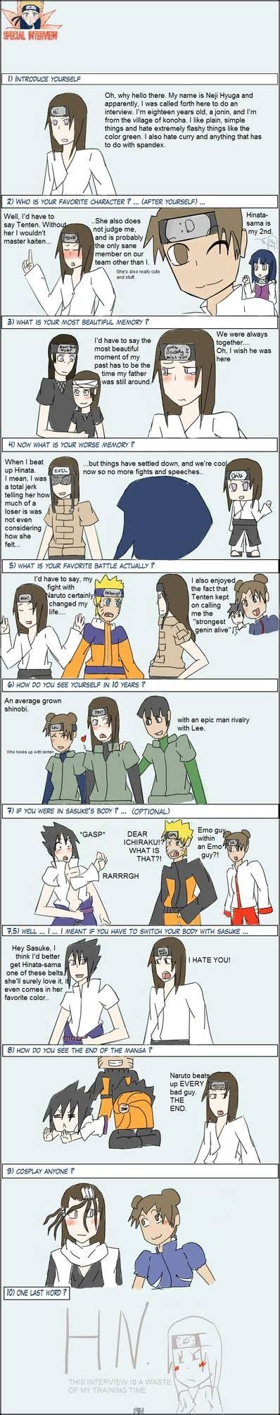 Nejis Interview Meme By Cheese1300 On Deviantart Naruto Cute Naruto