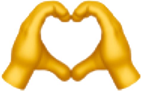 Heart Emoji Hand Freetoedit Heart Sticker By Smiileyxlexi