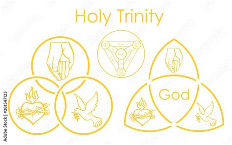 Holy Trinity Symbol Stock Vector Adobe Stock
