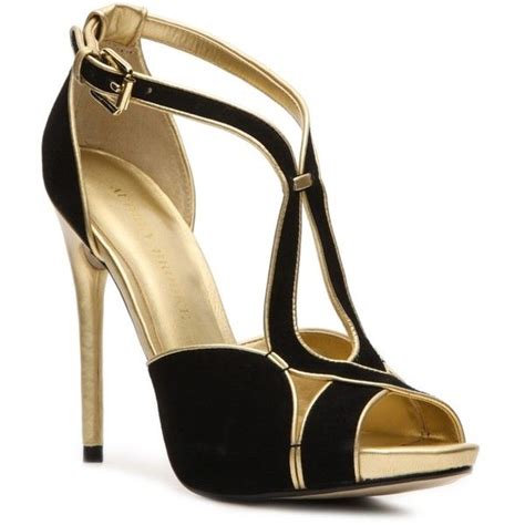 Two reasons to add to bag. Audrey Brooke Beverly Suede Sandal - Black/Gold ($70 ...