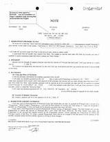 Mortgage Note Form Pictures