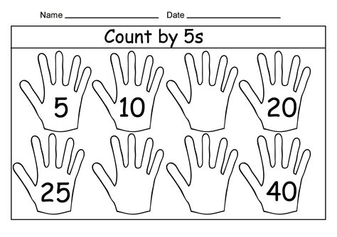 Printable Skip Count By 5 Worksheets Activity Shelter