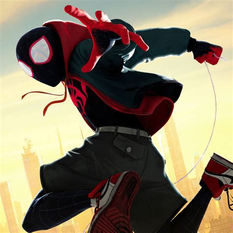 1440x1440 Spiderman Into The Spider Verse Movie Official Poster