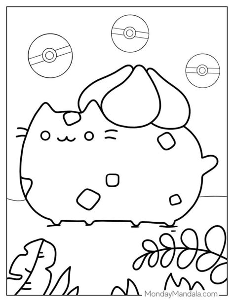 48 Pusheen Coloring Pages Free Pdf Printables