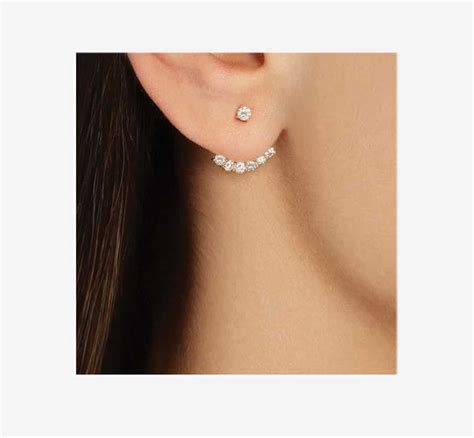Arc Earrings By Sampat Jewelers Inc Diamond Jewelry Diamond Earrings